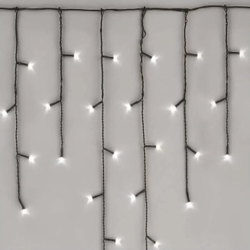 Cadena de luces navideña LED para exterior 100xLED/2,5x0,9m IP44 blanco frío