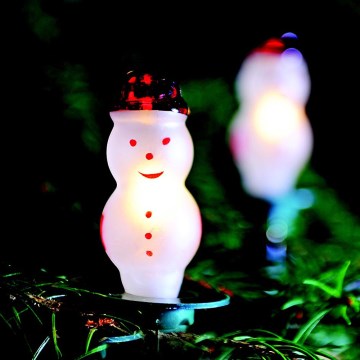 Cadena de luces navideñas FIGURINE 12xE10 10,7m, Fabricado en la República Checa