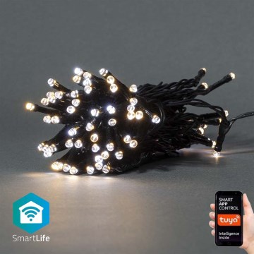 Cadena de luces navideñas LED 50 LEDs/8 funciones 5m IP65 Wi-Fi Tuya