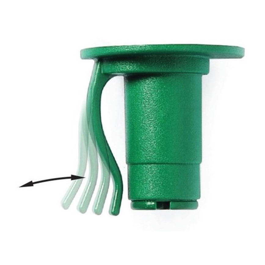Guirnalda TOADSTOOL 12xE10/10,7m roja, fabricada en la República Checa