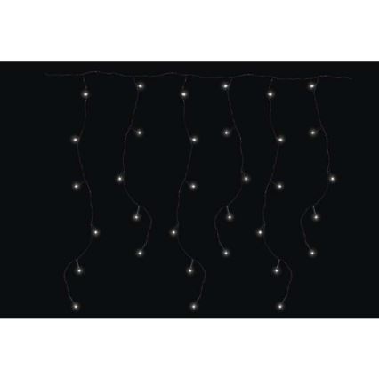 Cadena de Navidad LED para exteriores 180xLED/8 funciones 8m IP44 blanco frío