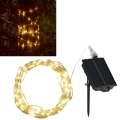 Cadena decorativa LED solar LED/3,7V 1800 mAh 10 m IP44 + control remoto