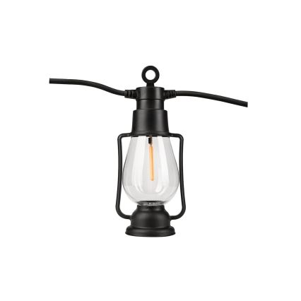 Cadena decorativa para exterior GIRLANDA 10x LED 10 m IP44 blanco cálido