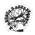 Cadena LED exterior STRING 10m 20xLED/0,5W/24/230V 3000K IP44