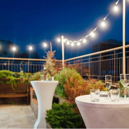 Cadena LED exterior STRING 10m 20xLED/0,5W/24/230V 3000K IP44