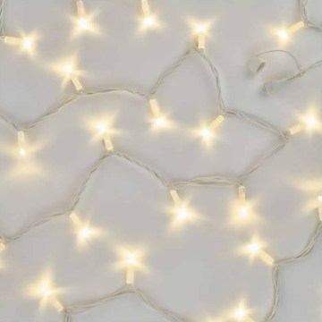 Cadena LED para exterior 100 LEDs/10 m IP44, blanco cálido
