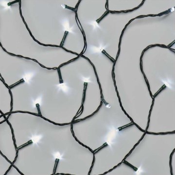 Cadena luminosa LED para exterior 120xLED/17m IP44 blanco frío
