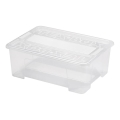 Caja de almacenamiento TEX BOX 10 l transparente