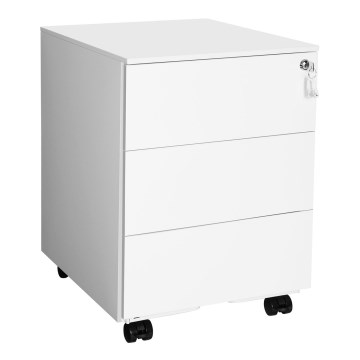 Cajonera de oficina SECURIO blanca