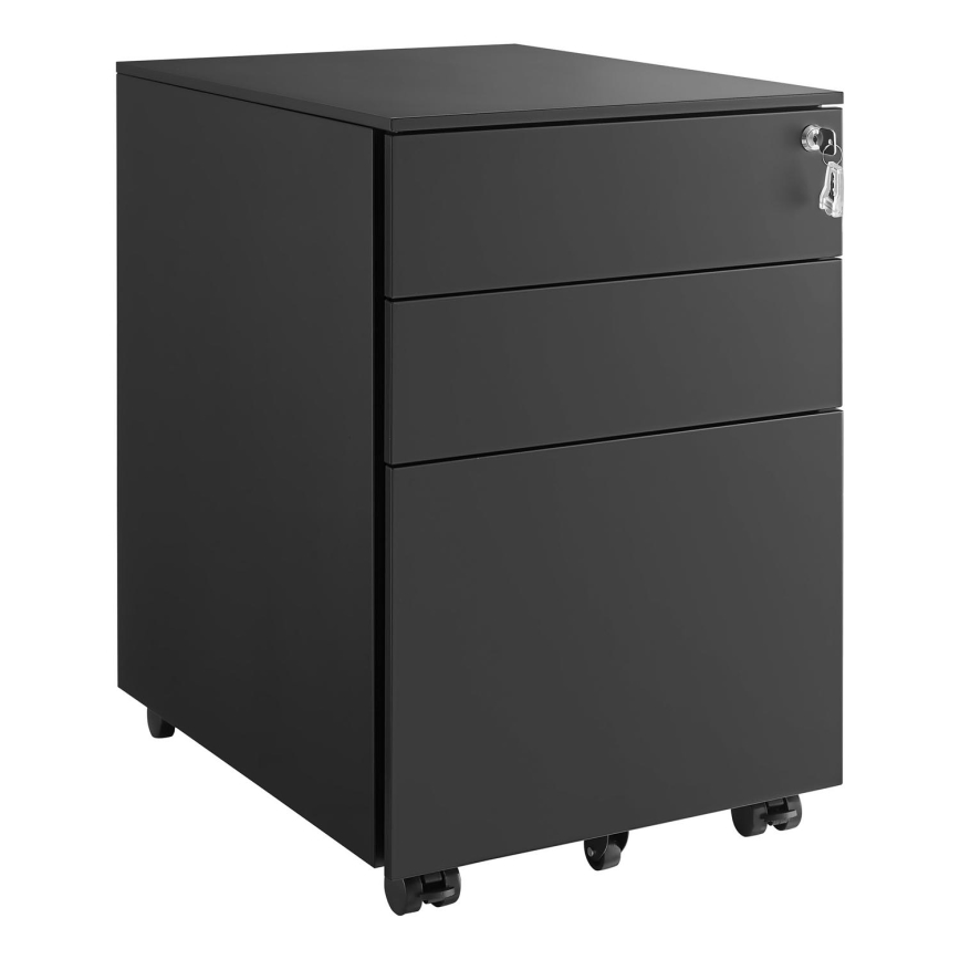 Cajonera de oficina SECURIO negra