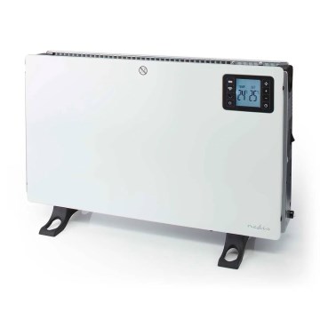 Calefactor eléctrico/convector 750/1250/2000W/230V Wi-Fi Tuya + mando a distancia
