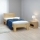 Cama individual AMBER de madera maciza 90x200 cm, en haya