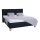 Cama tapizada con espacio de almacenamiento sin colchón MARIA 180x200 cm antracita