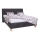 Cama tapizada con espacio de almacenamiento VIOLET 180x200 cm, sin colchón, gris oscuro