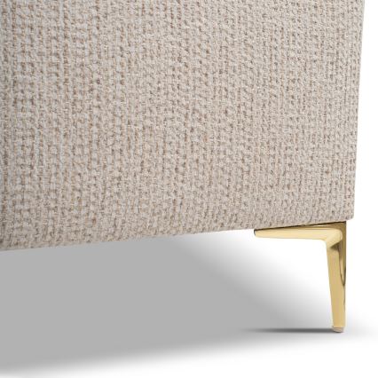 Cama tapizada DALIA sin colchón 160 x 200 cm beige