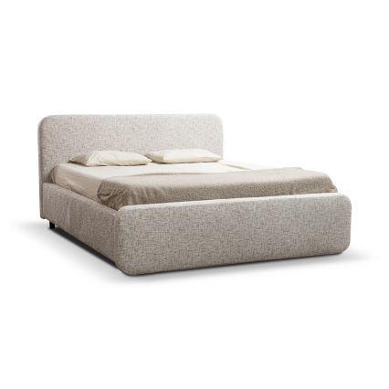 Cama tapizada LAJLA 180x200 cm beige (sin colchón)