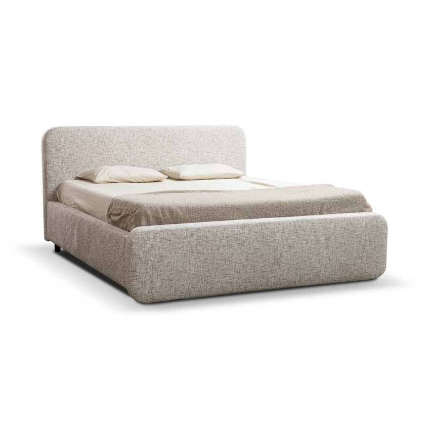 Cama tapizada LAJLA 180x200 cm beige (sin colchón)