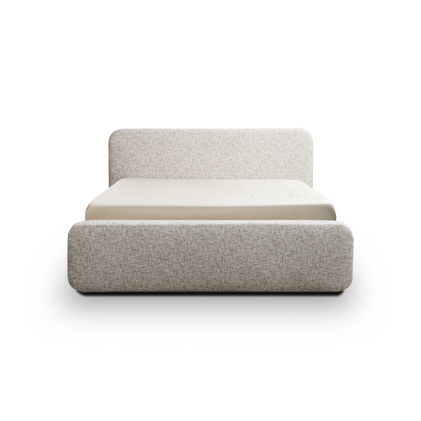 Cama tapizada LAJLA 180x200 cm beige (sin colchón)