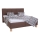Cama tapizada MARIA 160x200 cm con colchón y arcón de almacenamiento, marrón