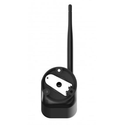 Cámara exterior inteligente con sensor Full HD 1080p, alimentación 12 V, protección IP65, Wi‑Fi y compatible con Tuya, color negro