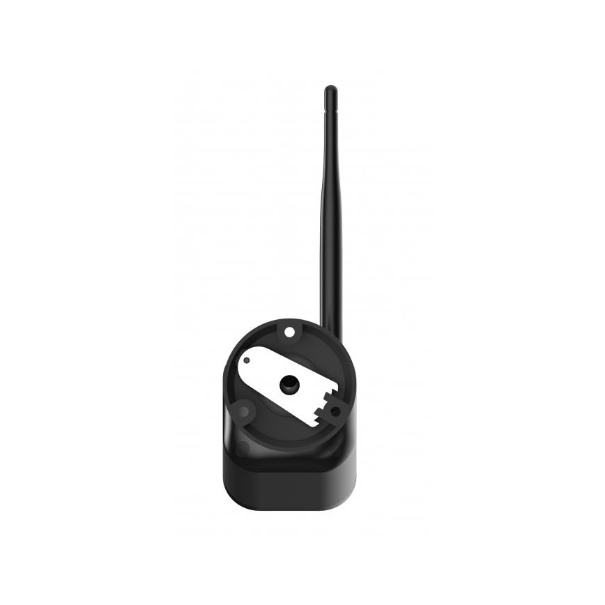 Cámara exterior inteligente con sensor Full HD 1080p, alimentación 12 V, protección IP65, Wi‑Fi y compatible con Tuya, color negro
