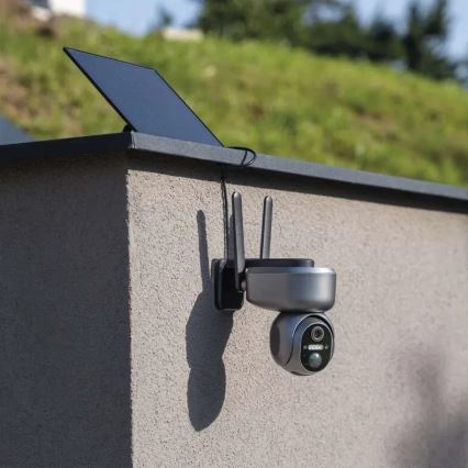 Cámara solar inteligente con sensor GoSmart 4G/LTE 10400 mAh 5V IP65 Tuya