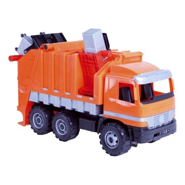 Camión de basura Mercedes, 64 cm, naranja