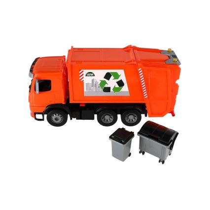 Camión de basura Mercedes WORXX, 53 cm, naranja