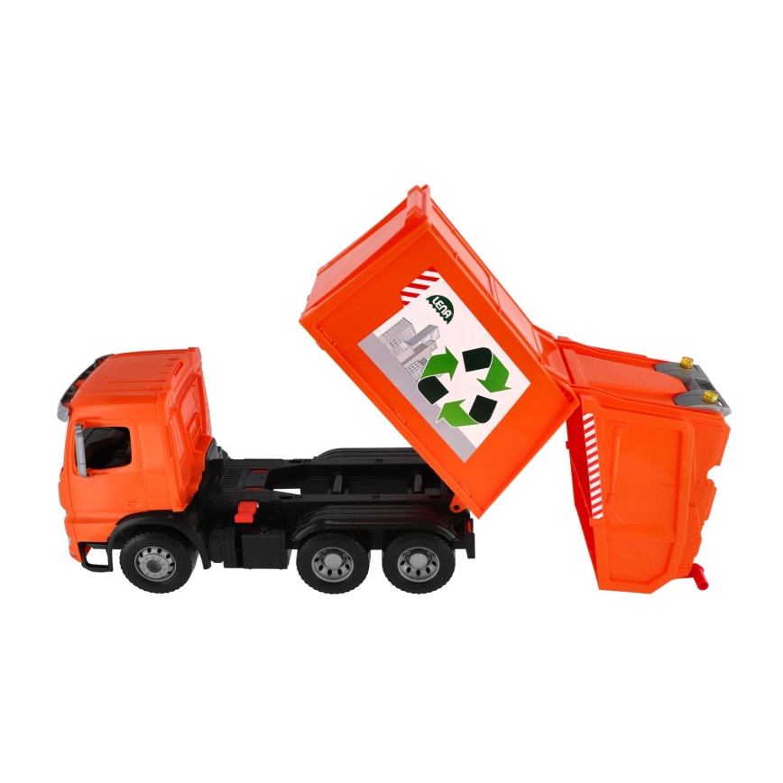 Camión de basura Mercedes WORXX, 53 cm, naranja
