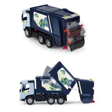 Camión de basura Volvo WORXX 53 cm azul/negro