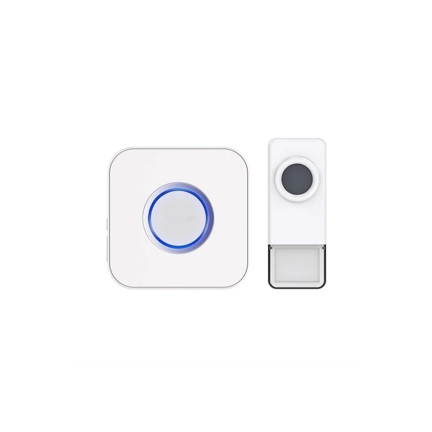Campana inalámbrica 3xAAA/1xA23 IP55 blanco