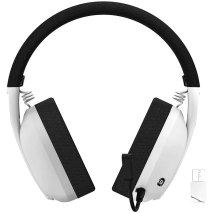 Canyon - Auriculares inalámbricos con micrófono 400 mAh blanco