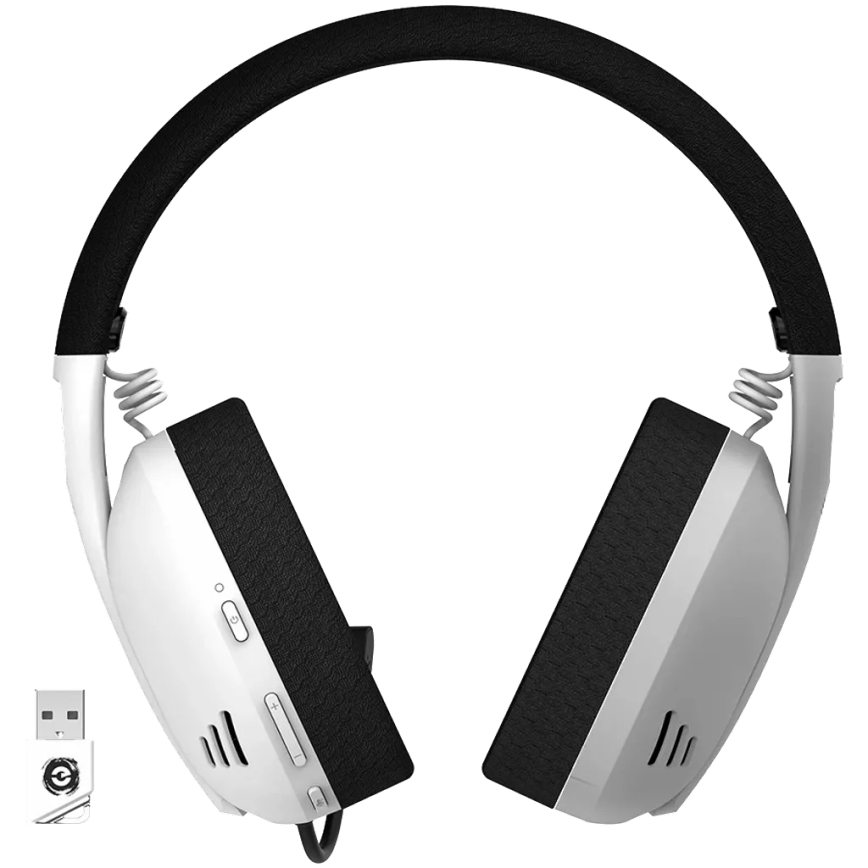 Canyon - Auriculares inalámbricos con micrófono 400 mAh blanco