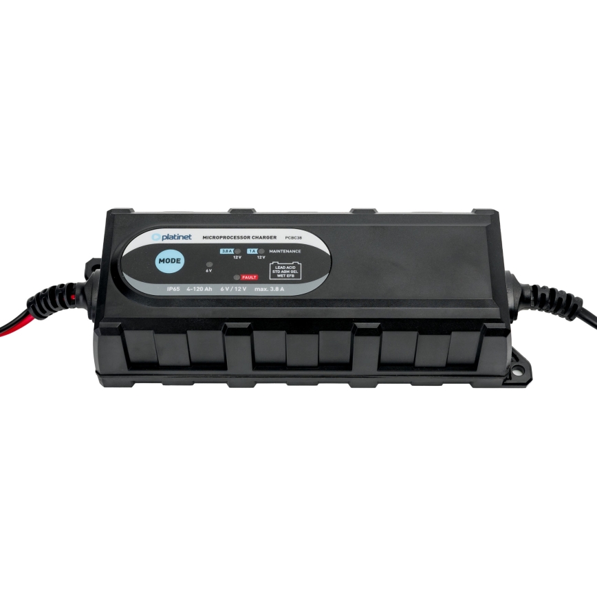 Cargador de baterías para automóvil de 6 etapas 6/12V 3,8A IP65
