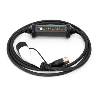 Cargador portátil para coches eléctricos con 4 adaptadores Tipo 2 32A/480V 22kW 5m IP67