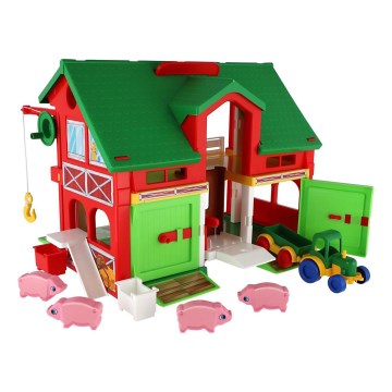 Casita de granja con accesorios