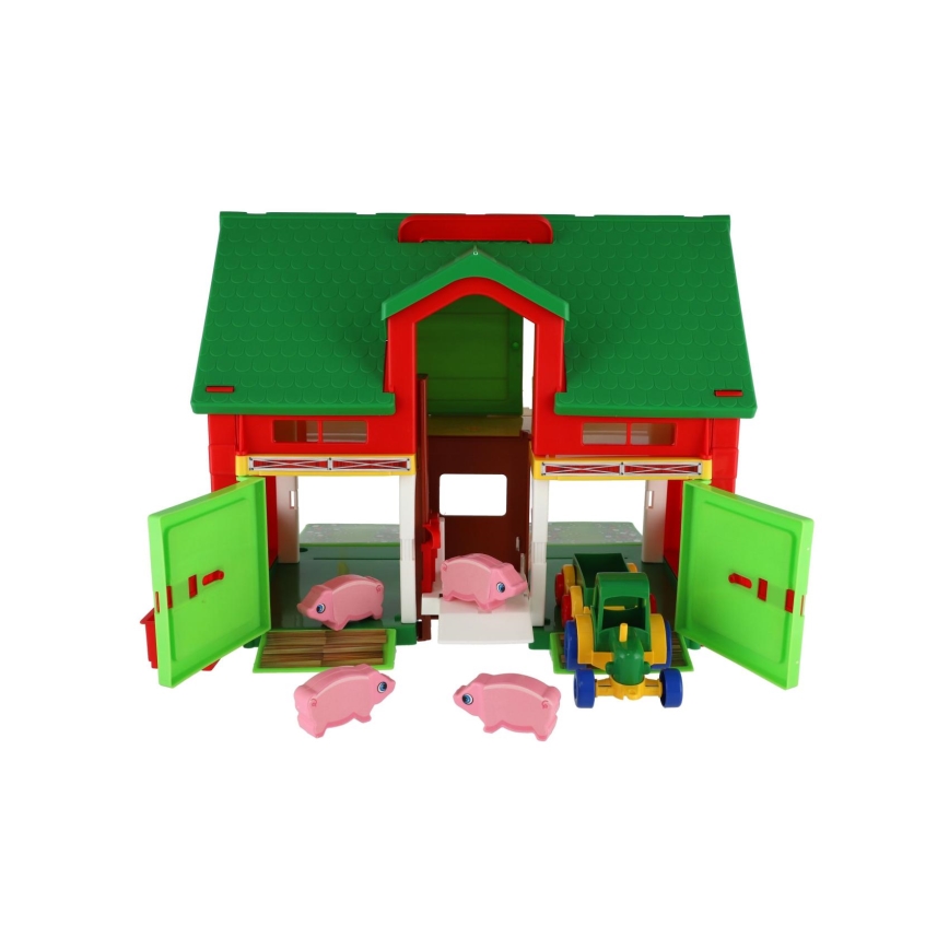 Casita de granja con accesorios
