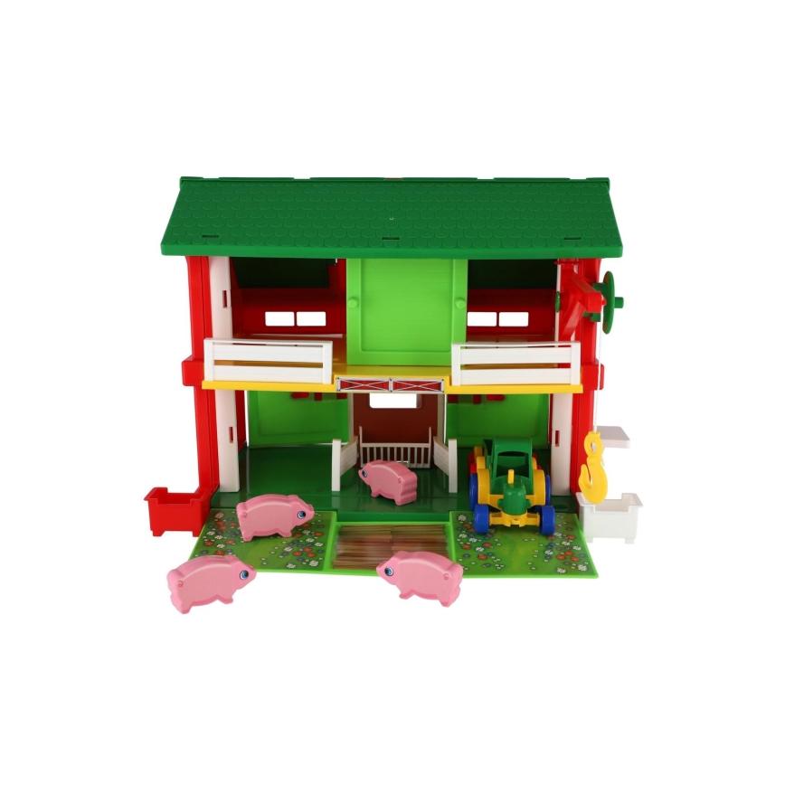 Casita de granja con accesorios