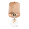 Ceiling Lámpara SALGADO 1×E27/15W/230V Wood
