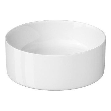 Cersanit K114-020 - Lavabo sobre encimera CREA diámetro 38 cm cerámica/blanco brillante