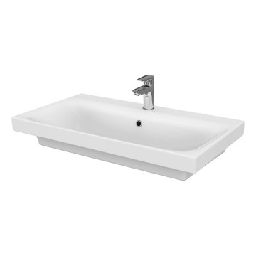 Cersanit K116-013-ECO - Lavabo sobre encimera/colgante MODUO 45x80 cm cerámica/blanco brillante
