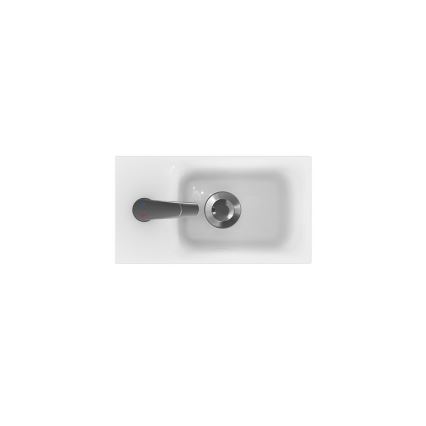 Cersanit K116-016 - Lavabo empotrado MODUO 22x40 cm cerámica/blanco brillante