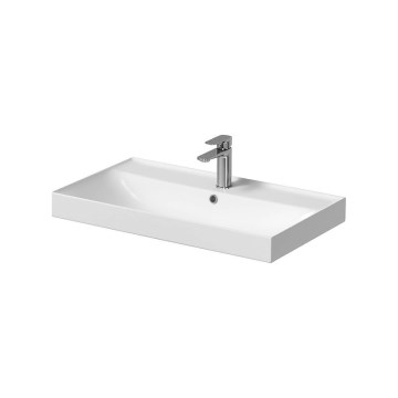 Cersanit K120-010 - Lavabo empotrado LARGA 46x80,5 cm cerámica/blanco brillante