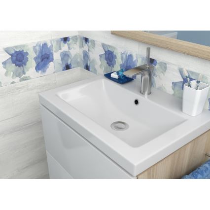 Cersanit K32-002-BOX - Lavabo sobre encimera/colgante COMO 40x50 cm cerámica/blanco brillante