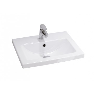 Cersanit K32-002-BOX - Lavabo sobre encimera/colgante COMO 40x50 cm cerámica/blanco brillante