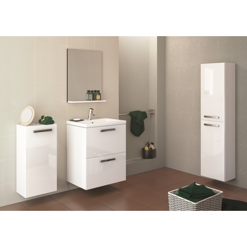 Cersanit K32-003-BOX - Lavabo para encimera/colgante COMO 45x60 cm cerámica/blanco brillante