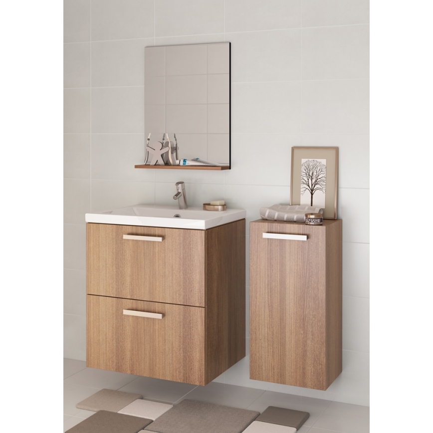 Cersanit K32-003-BOX - Lavabo para encimera/colgante COMO 45x60 cm cerámica/blanco brillante