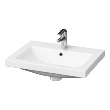 Cersanit K32-003-ECO - Lavabo sobre encimera/suspendido COMO 45x60 cm cerámica/blanco brillante