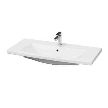 Cersanit K32-016-EX1 - Lavabo para encimera/suspendido COMO 45x100 cm cerámica/blanco brillante