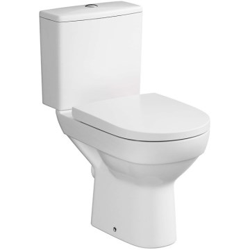 Cersanit K35-035 - Inodoro de suelo con asiento CITY cerámica/blanco